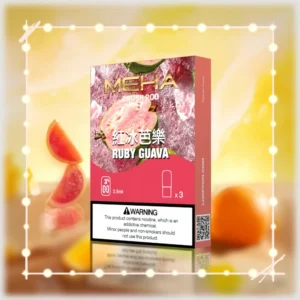 紅冰芭樂|HEHA魅嗨電子五代煙彈 换彈式設計適配五代主機