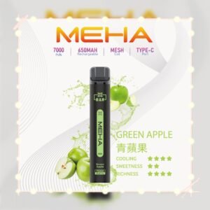 青蘋果|MEHA-X-BAR小黑條一次性7000口電子菸